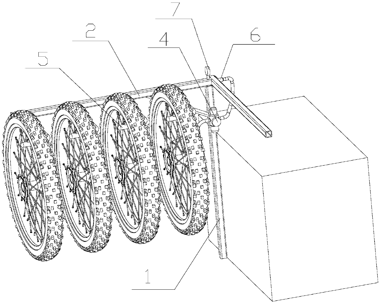 Constant-pressure inflation tool