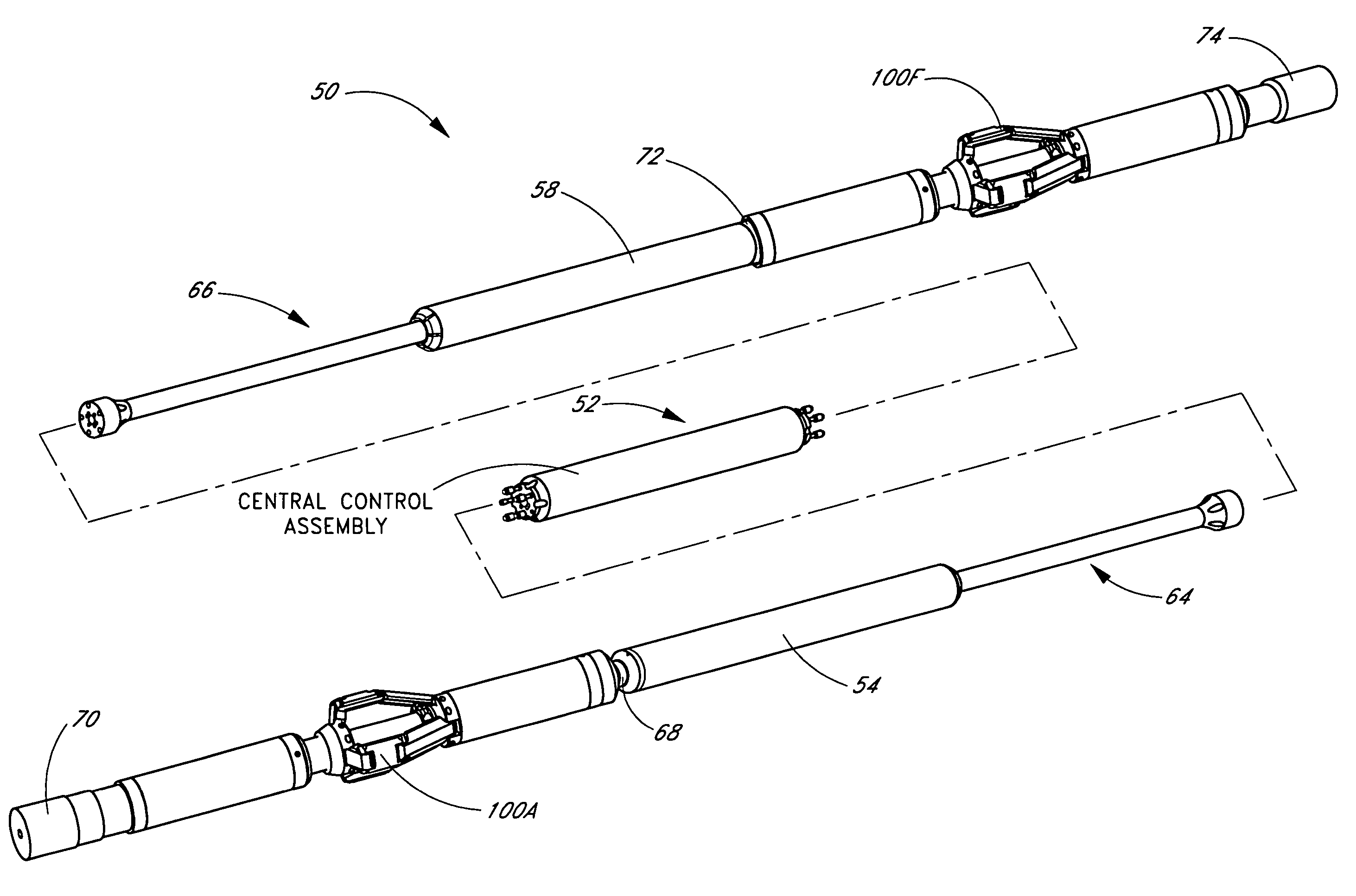 Roller link toggle gripper and downhole tractor