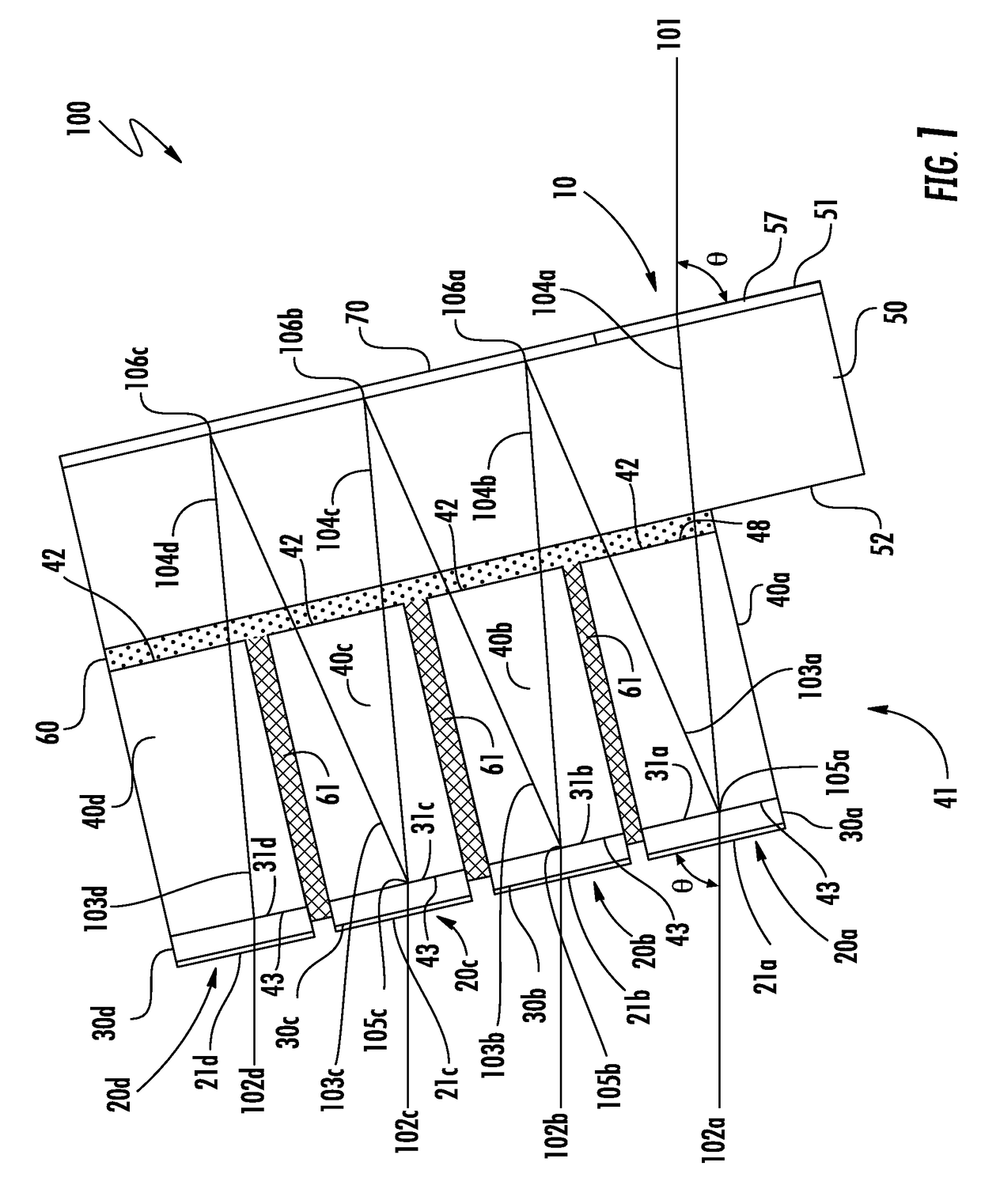 Mux/demux comprising capillary filter block and methods of producing the same