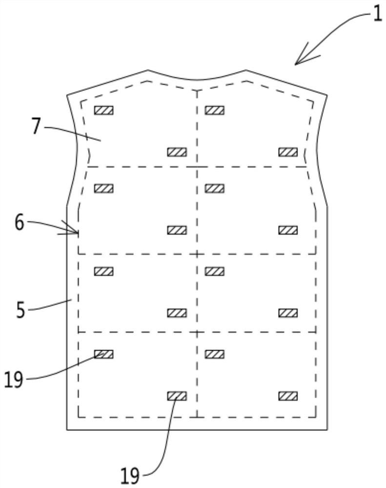 A kind of anti-drill down down padded jacket