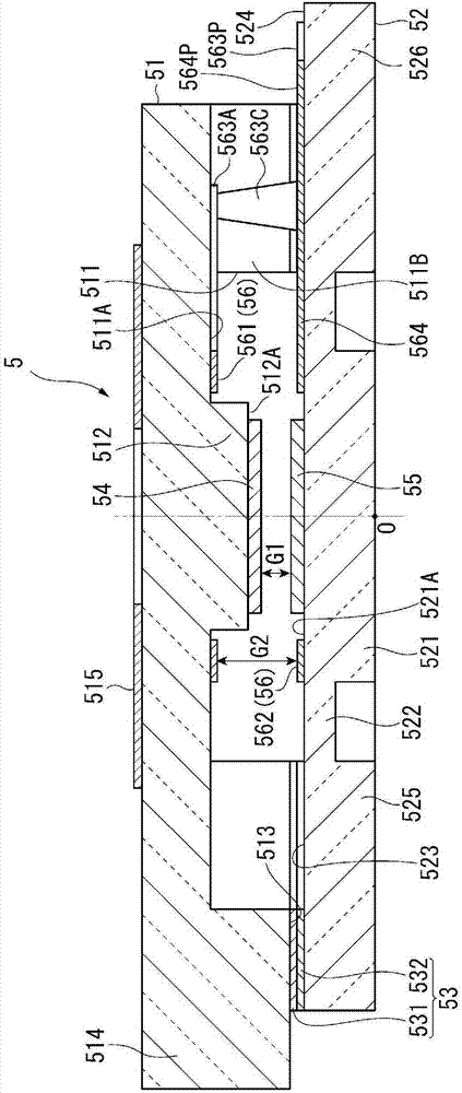 Optical filter device, optical module, electronic device, and MEMS device