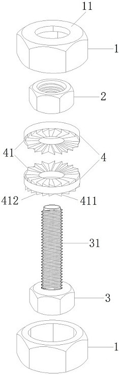 Bolt anti-loosening sleeve