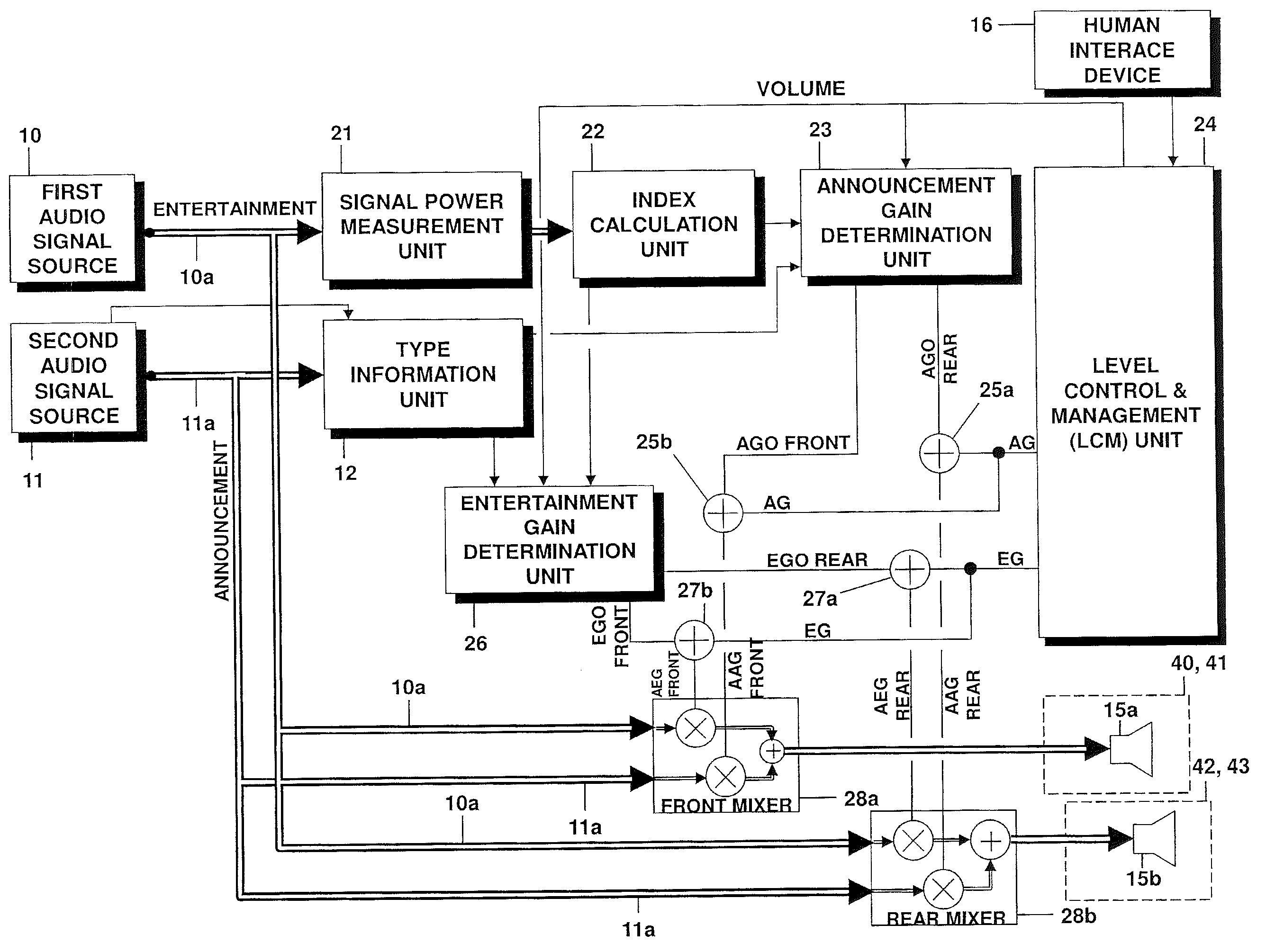 Sound system with individual playback zones