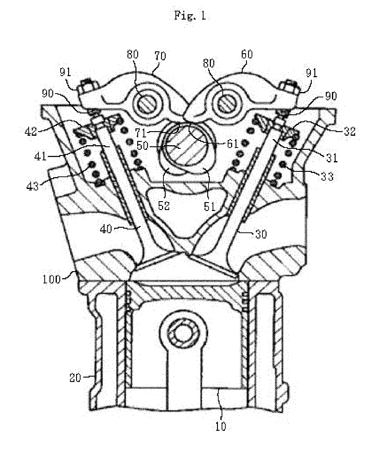 Valve clearance adjusting method