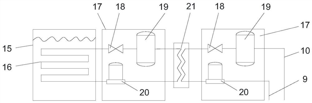 Energy-saving injection molding machine with heat recovery function