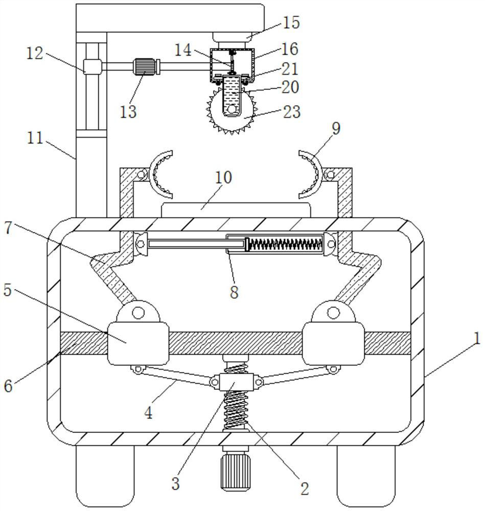 Log cutting machine capable of achieving multi-angle cutting