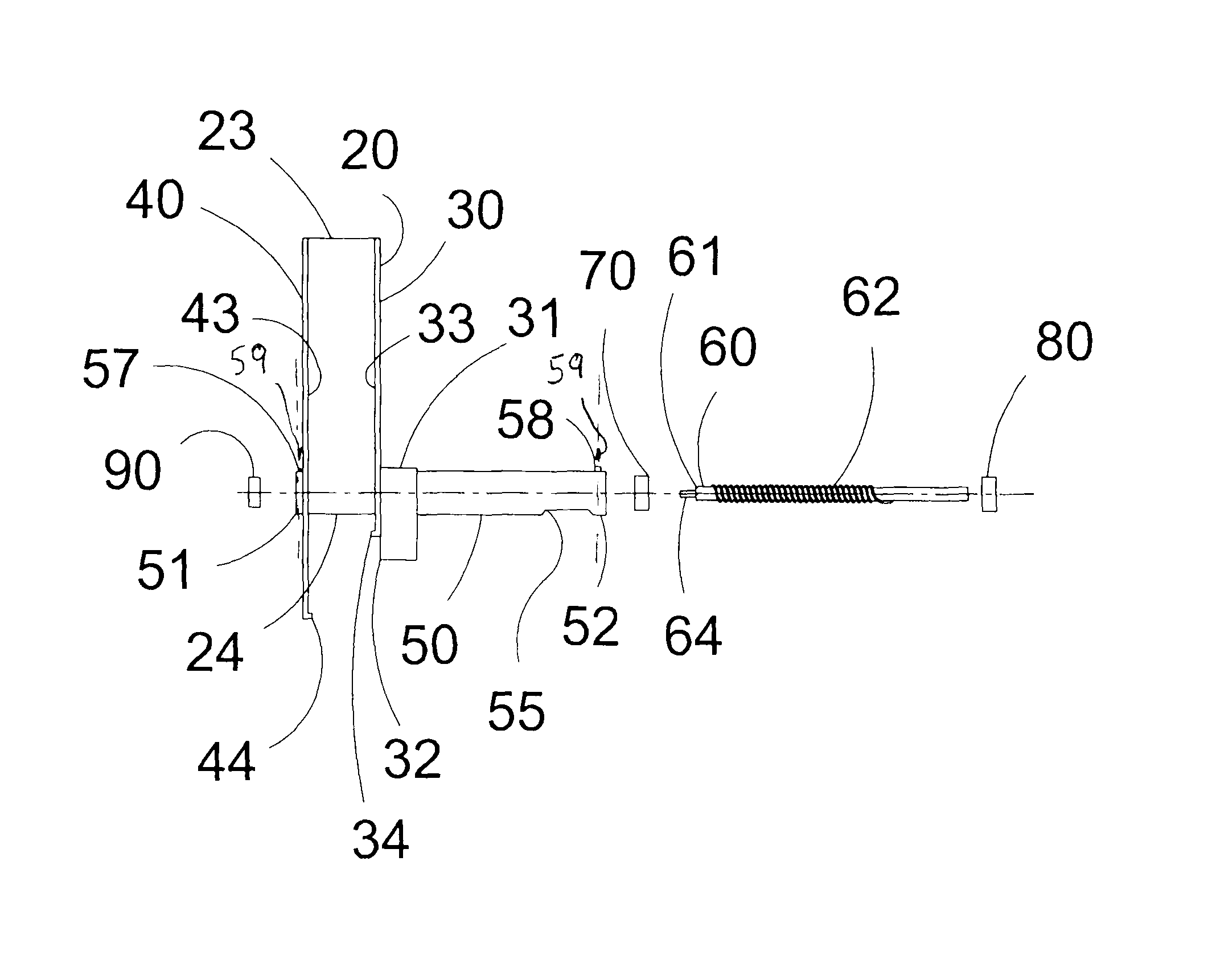 Feed mechanism of a smoke generating device