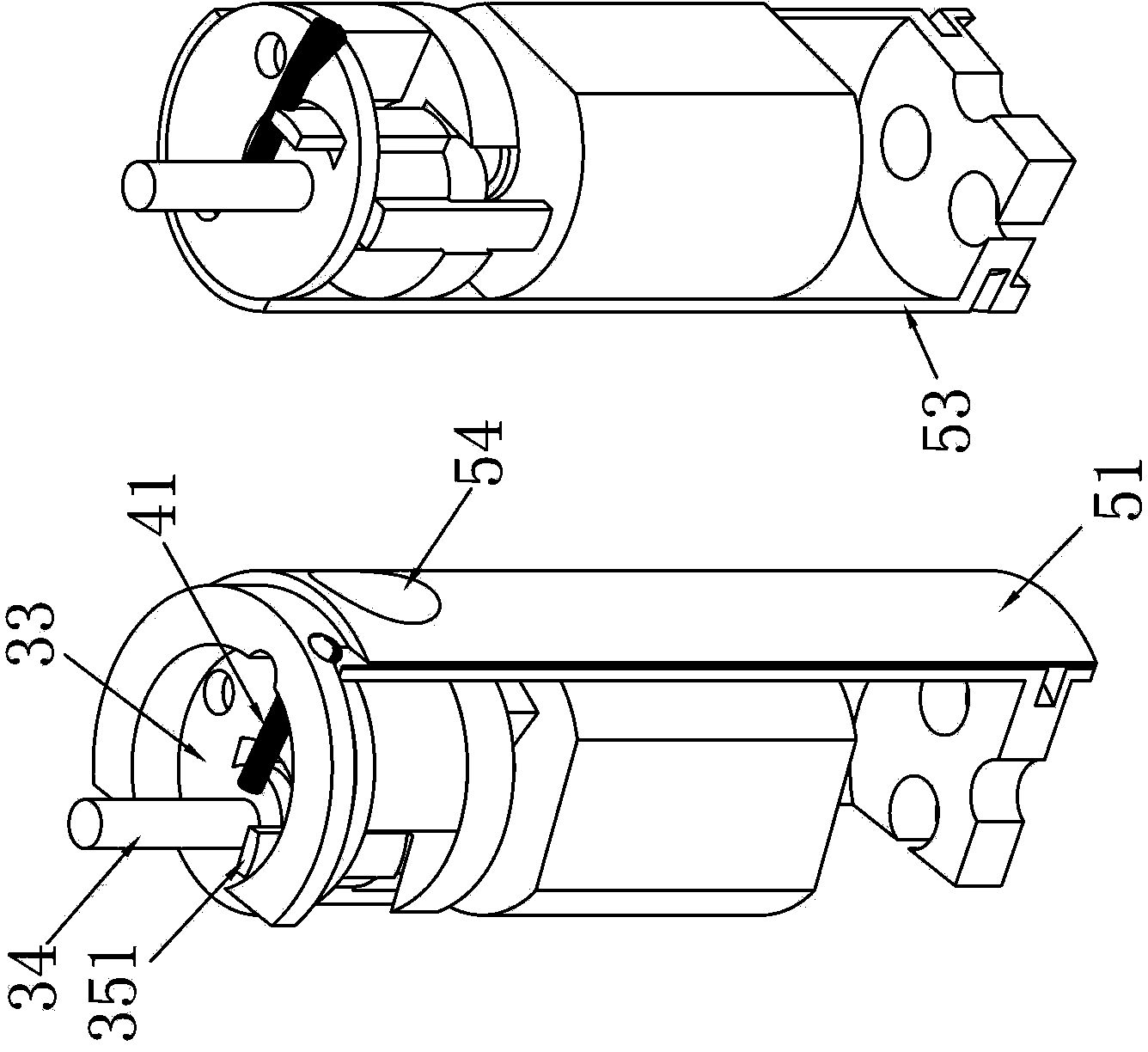 Low-power-consumption intelligent electronic tapered end