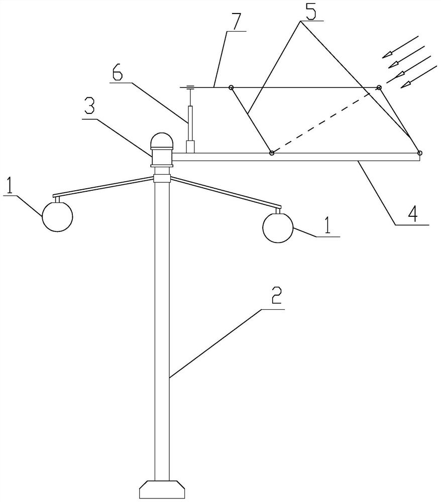 A high efficiency led solar street light