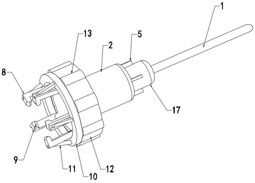 A kind of injection needle with blunt end for cosmetic injection