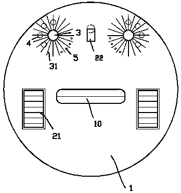 Efficient sweeping robot