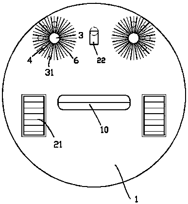 Efficient sweeping robot