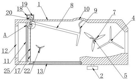 Unmanned ship device with garbage cleaning and full-spectrum water quality monitoring functions