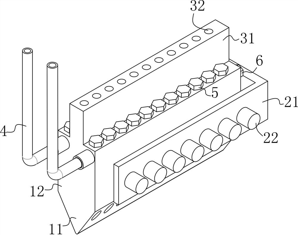 A kind of fpc pressure holding machine coated with wear-resistant material