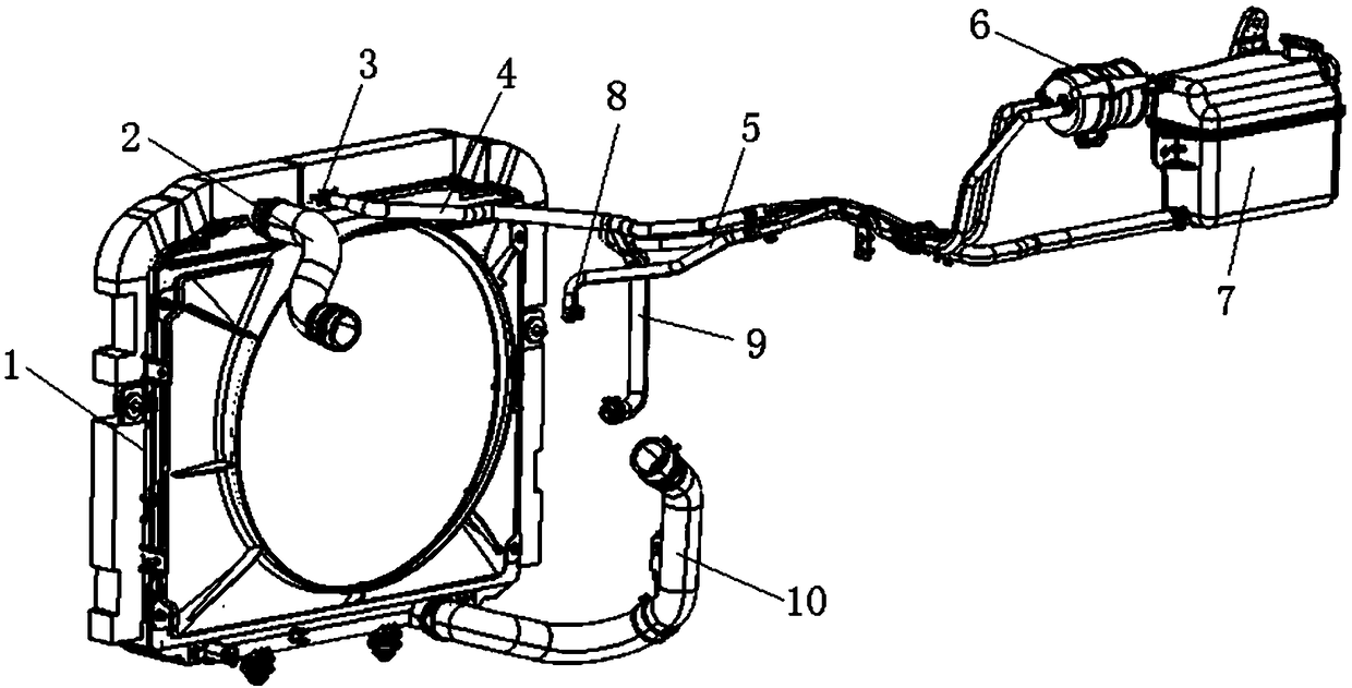 A kind of vehicle cooling constant and cooling system