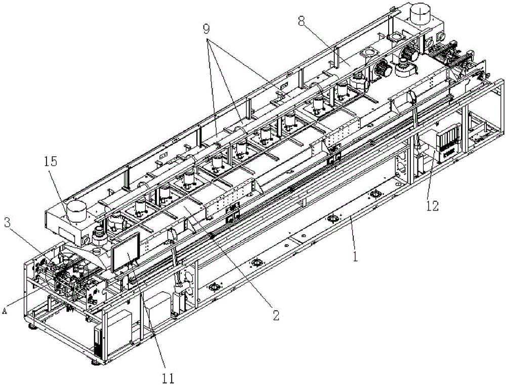 Through hole reflow soldering device and control method thereof