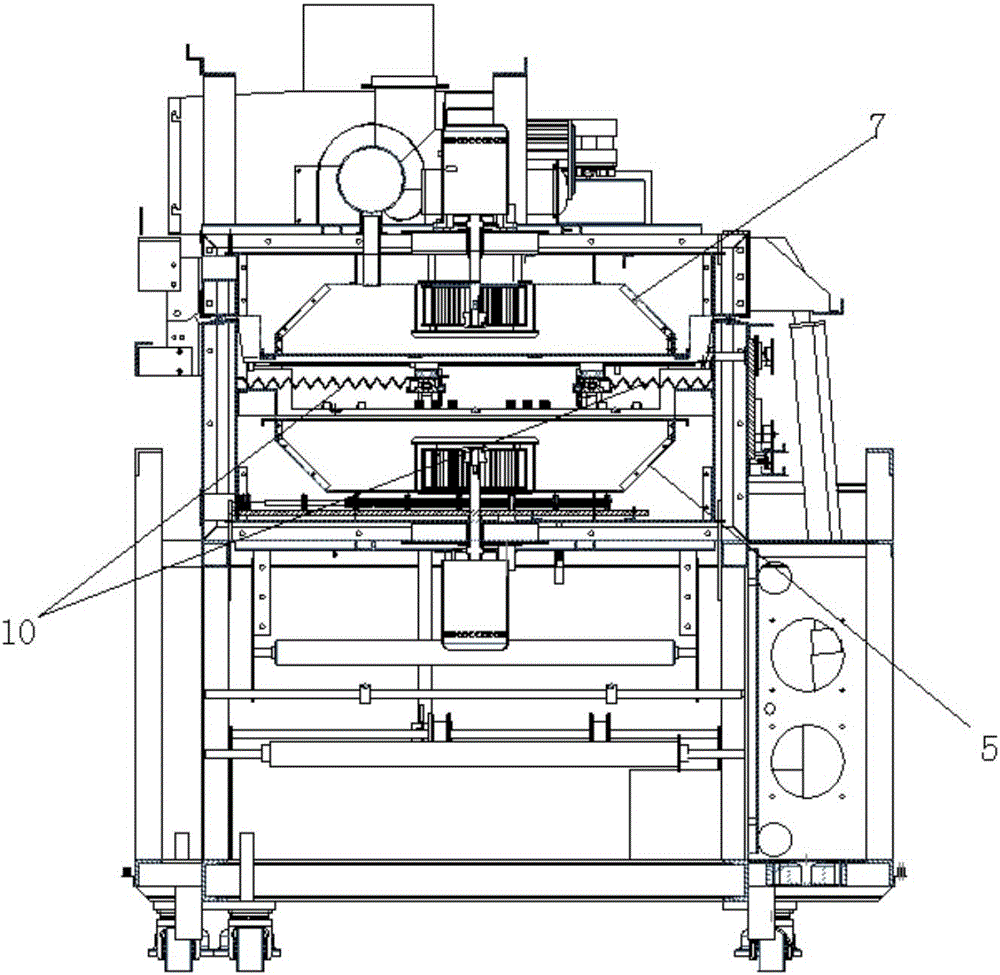 Through hole reflow soldering device and control method thereof