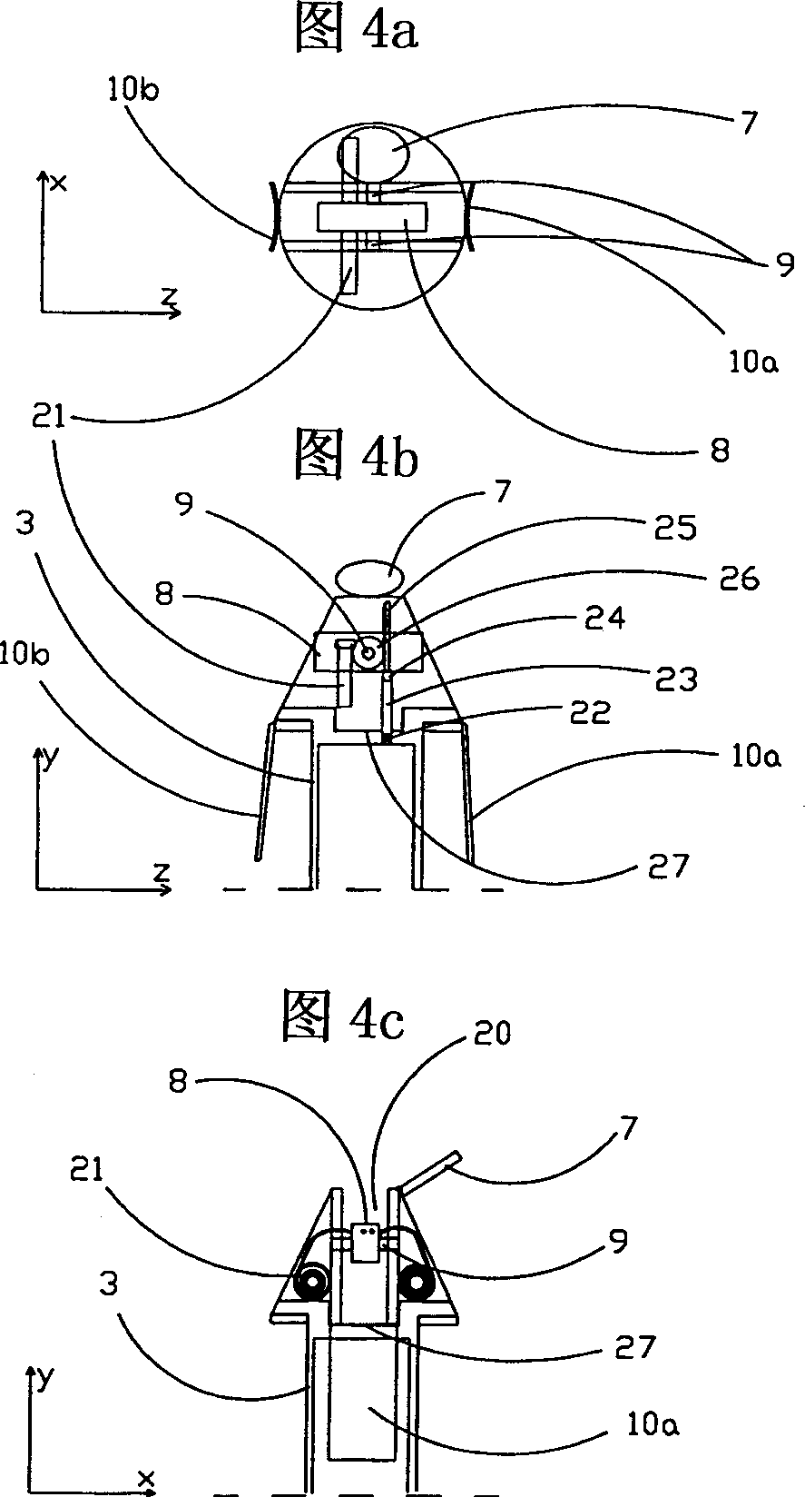 Apparatus for land, sea and air defence