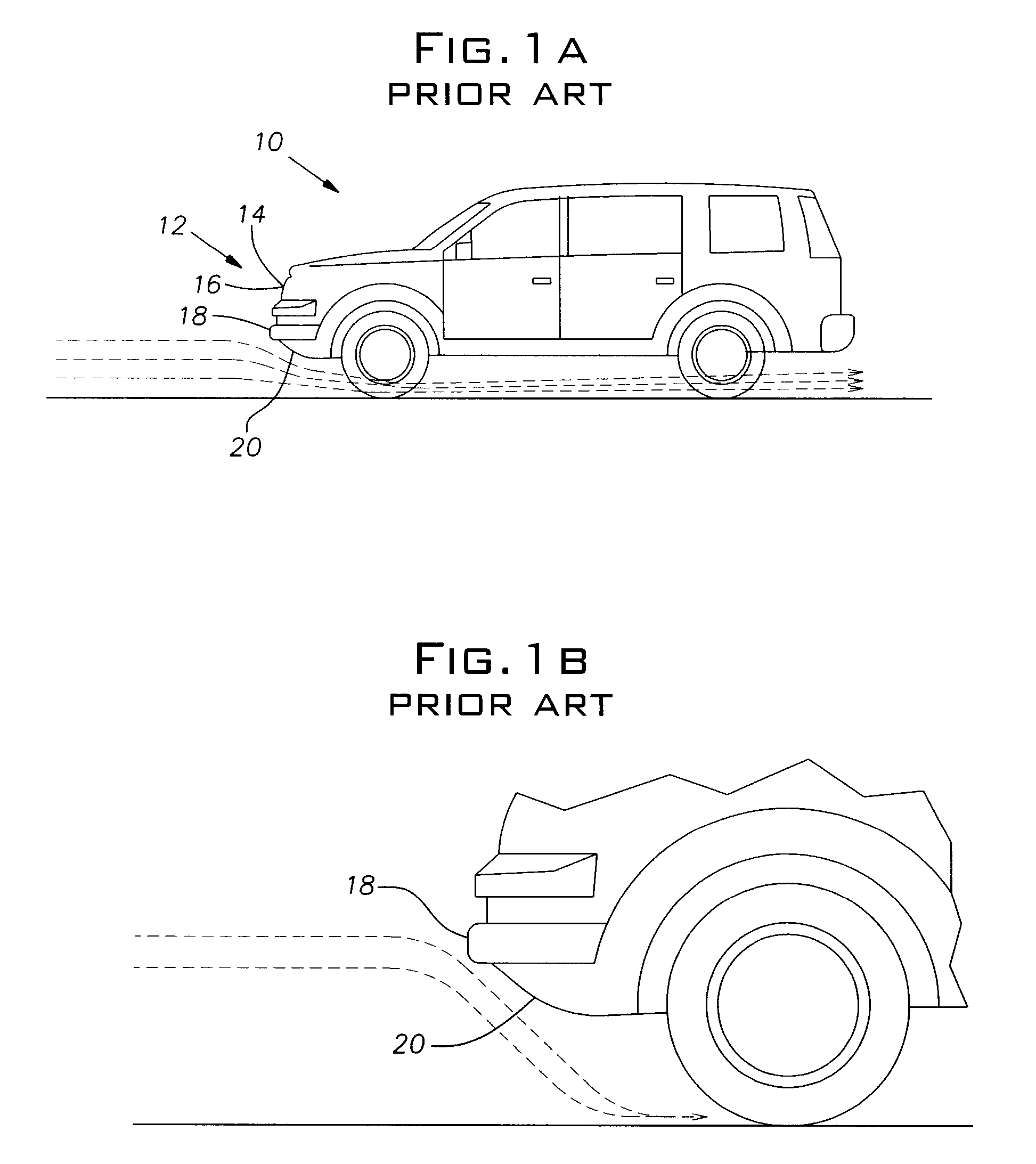 Front fascia plasma-induced drag reduction device