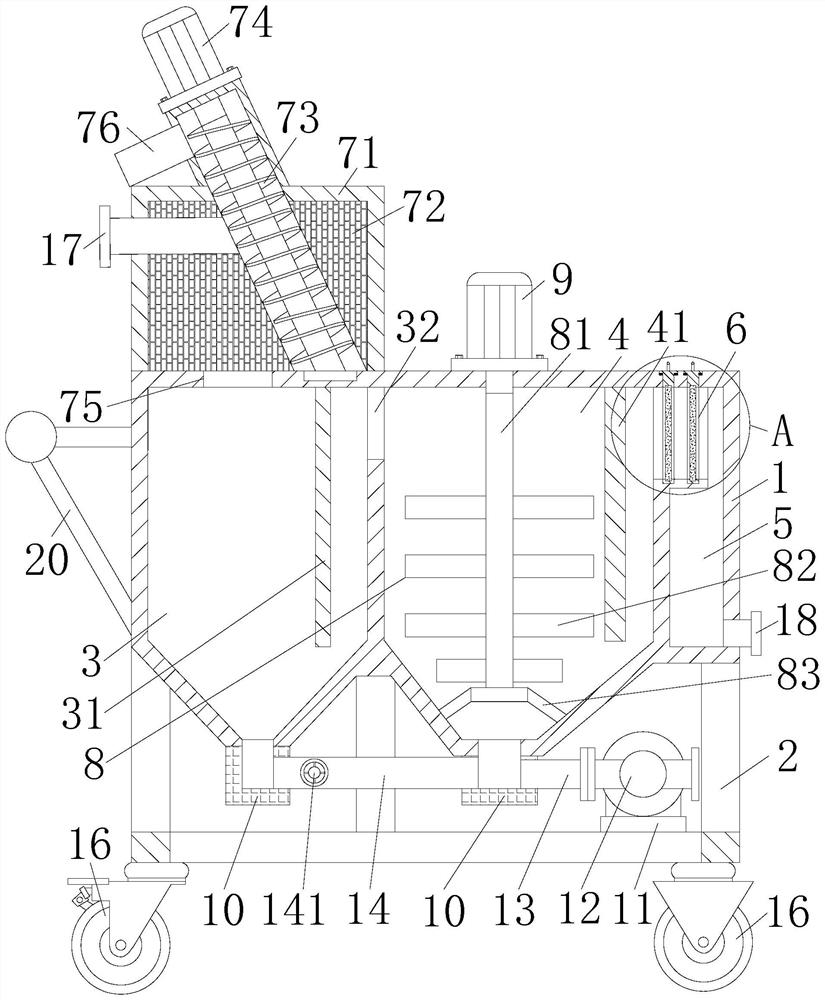 Integrated treatment equipment for agricultural sewage