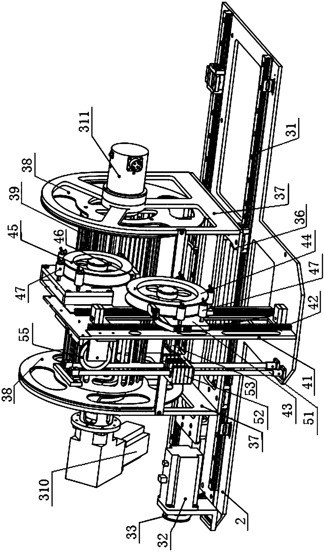 Wire winch device