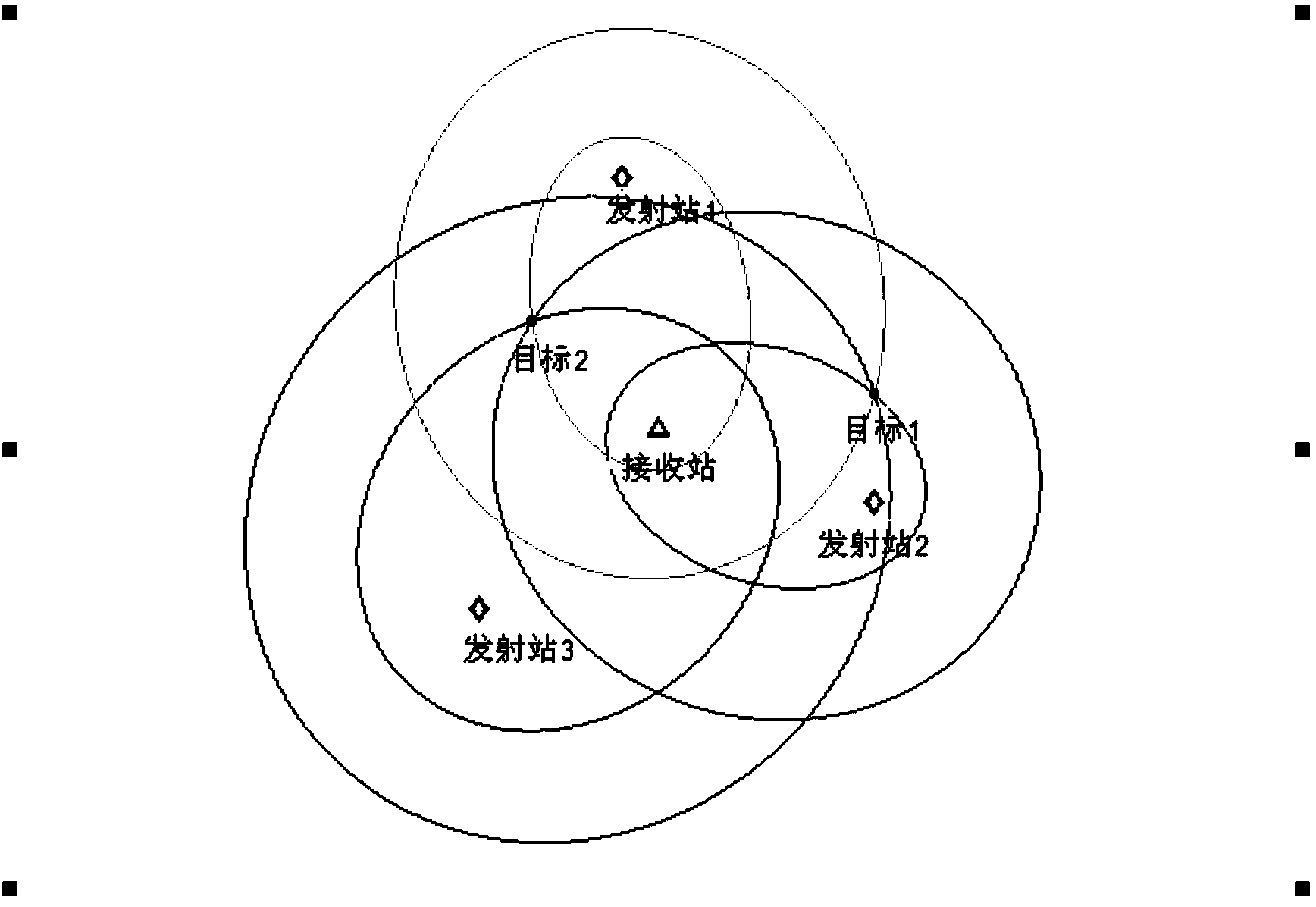 Multi-target tracking method by adopting external illuminating radar and combining target angles