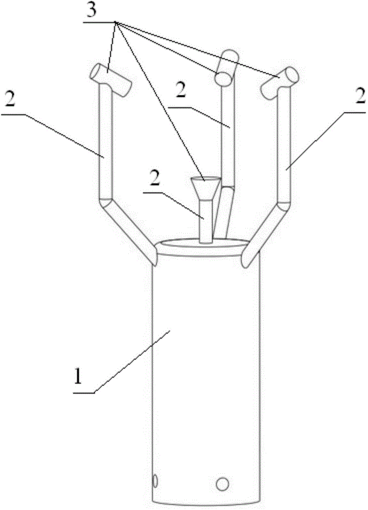 Three-dimensional ultrasonic wind speed and wind direction detection system and measurement method