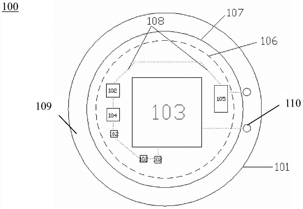 LED device in a system-in-package