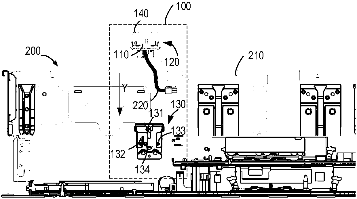 Cable retainer and corresponding rack server