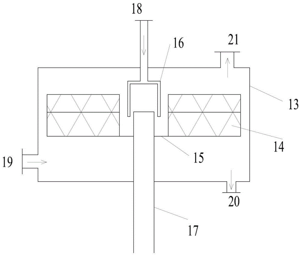 A device for strengthening ammonia distillation to treat ammonia nitrogen in wastewater