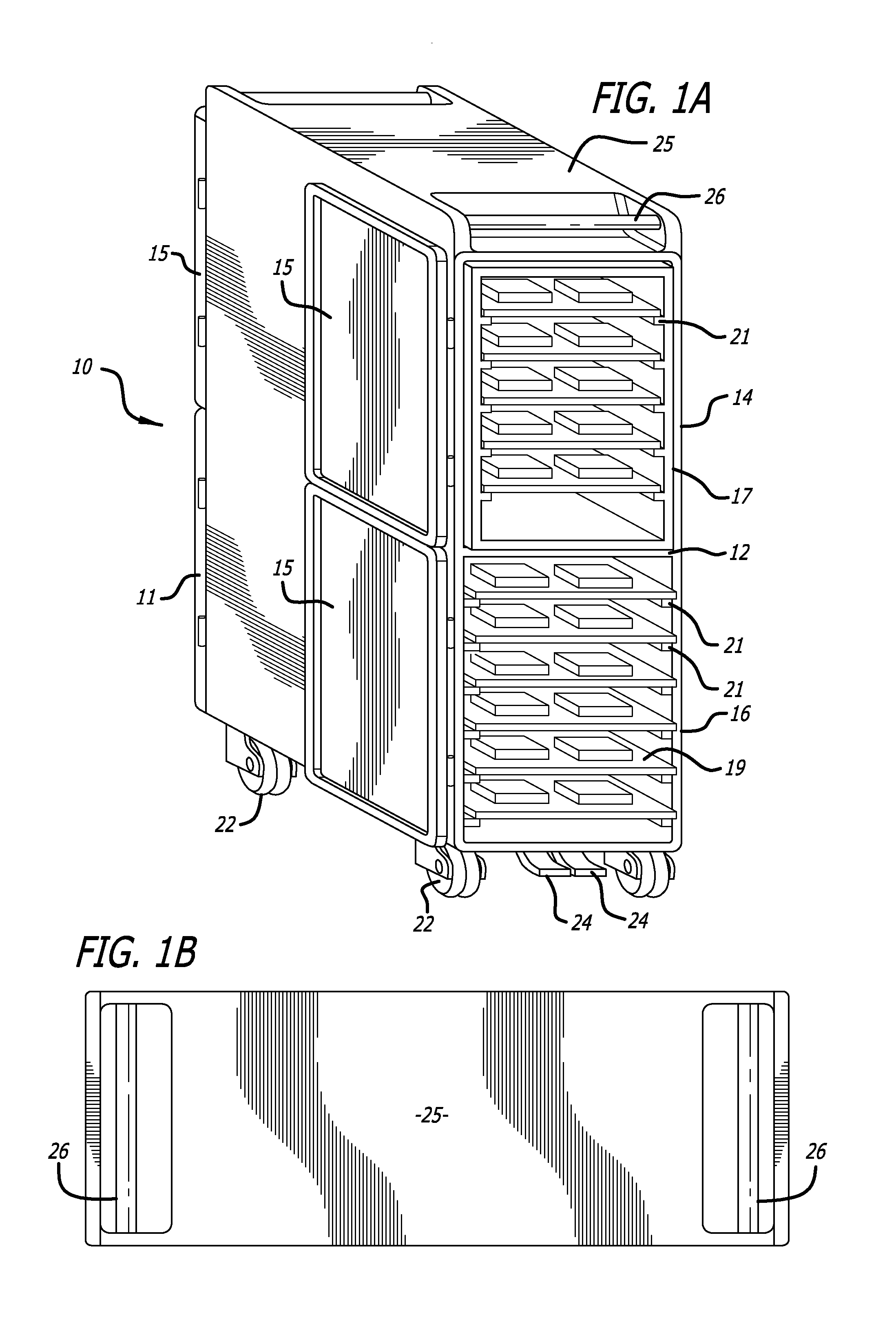 Meal cart for an aircraft galley