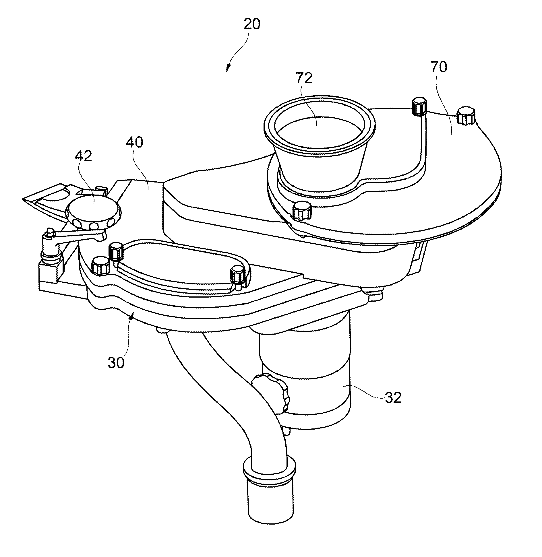 Material Supply for a Tablet Pressing Machine and a Tablet Pressing Machine