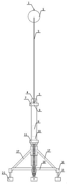 A device for in-situ observation of seabed sand waves based on internal solitary waves and its working method