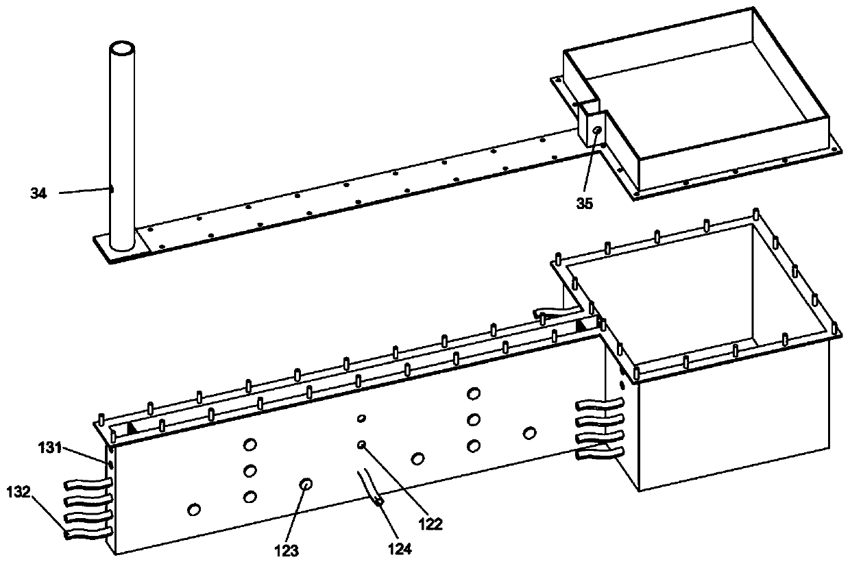 Aquifer experiment simulating device