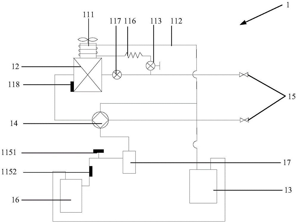 Motor cooling structure, air conditioner, and motor cooling method