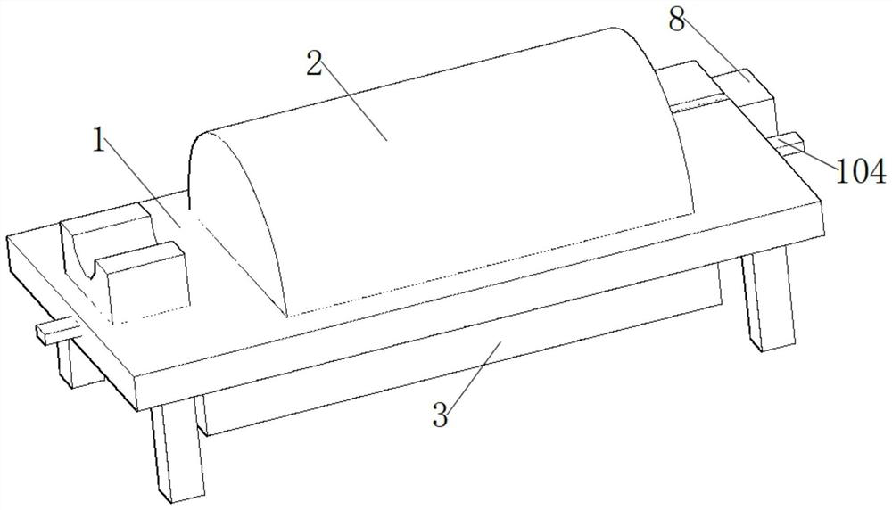 Fumigation device for rehabilitation nursing of elderly patients