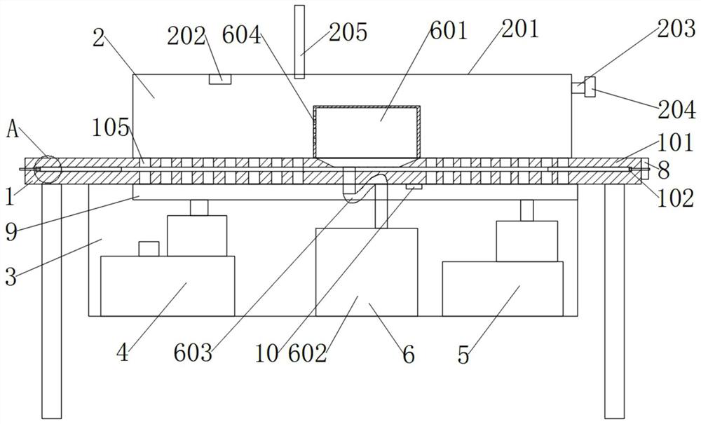 Fumigation device for rehabilitation nursing of elderly patients