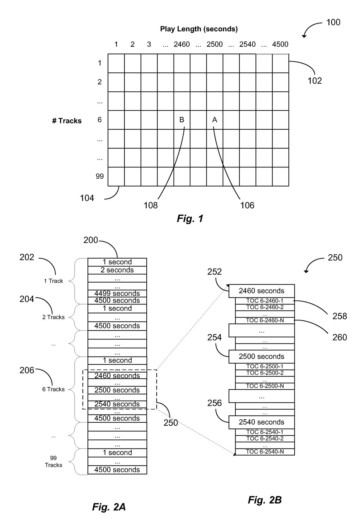 Static TOC indexing system and method