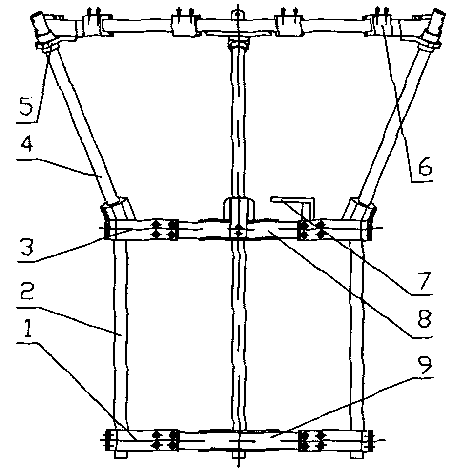 Deep-sea hydrothermal-vent acoustic machine frame