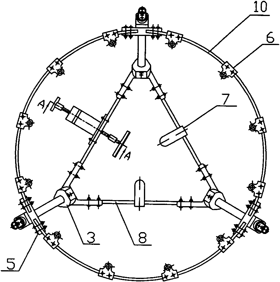 Deep-sea hydrothermal-vent acoustic machine frame