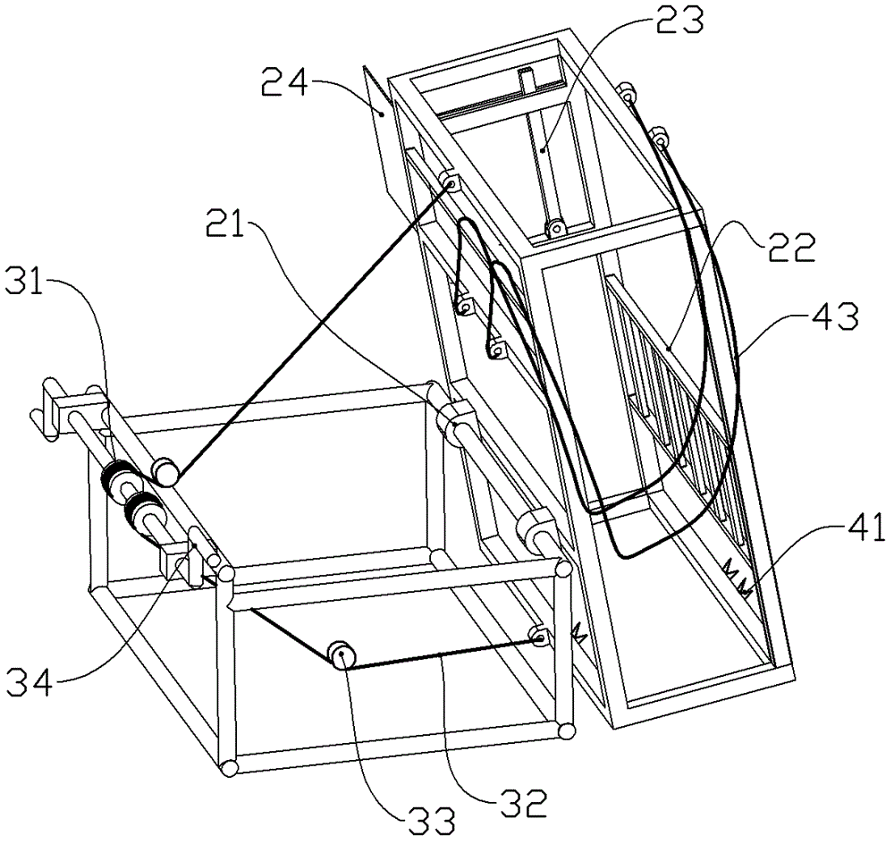 Cattle squeezing and hoof trimming frame