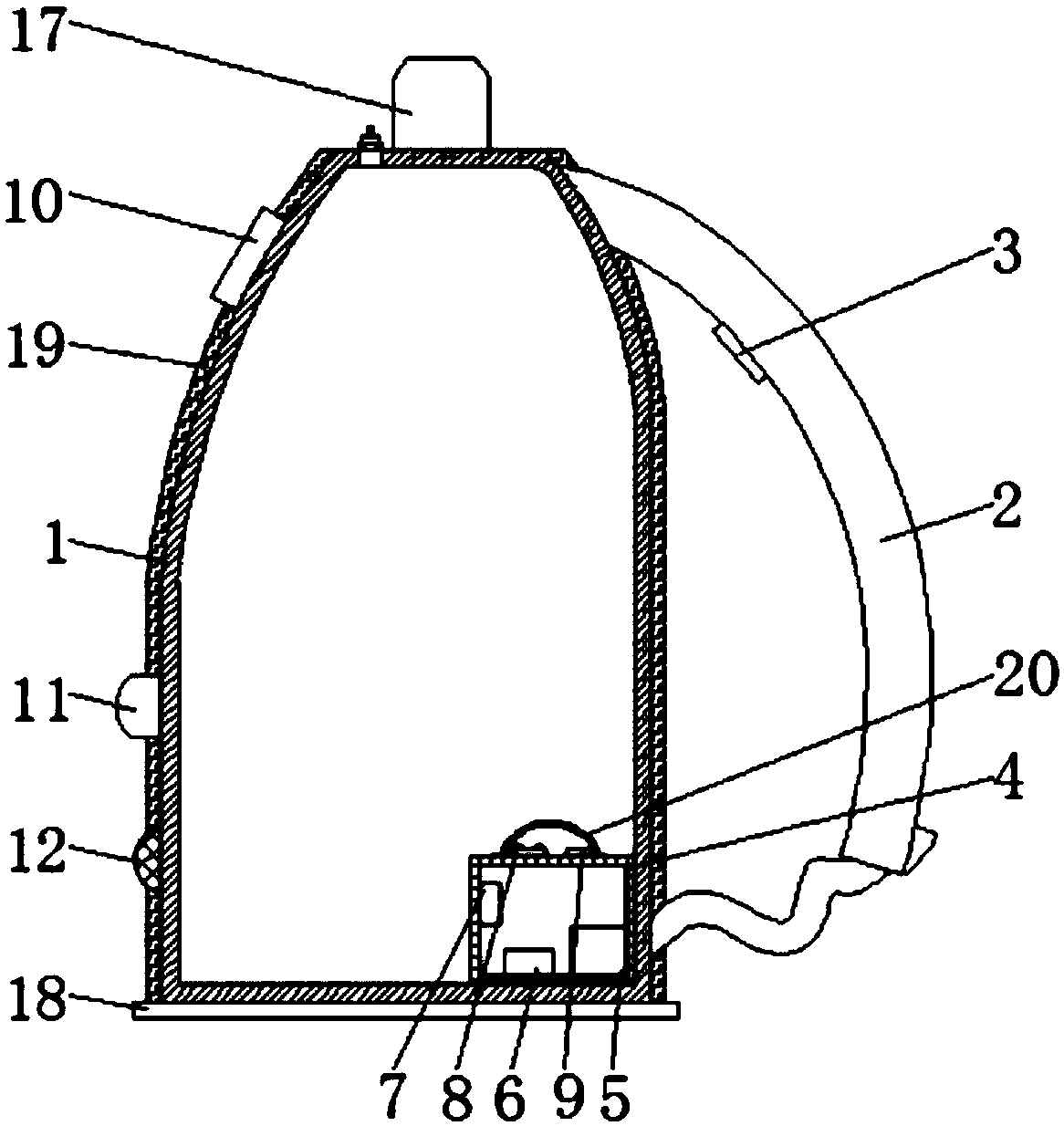 Smart following-type bag for students