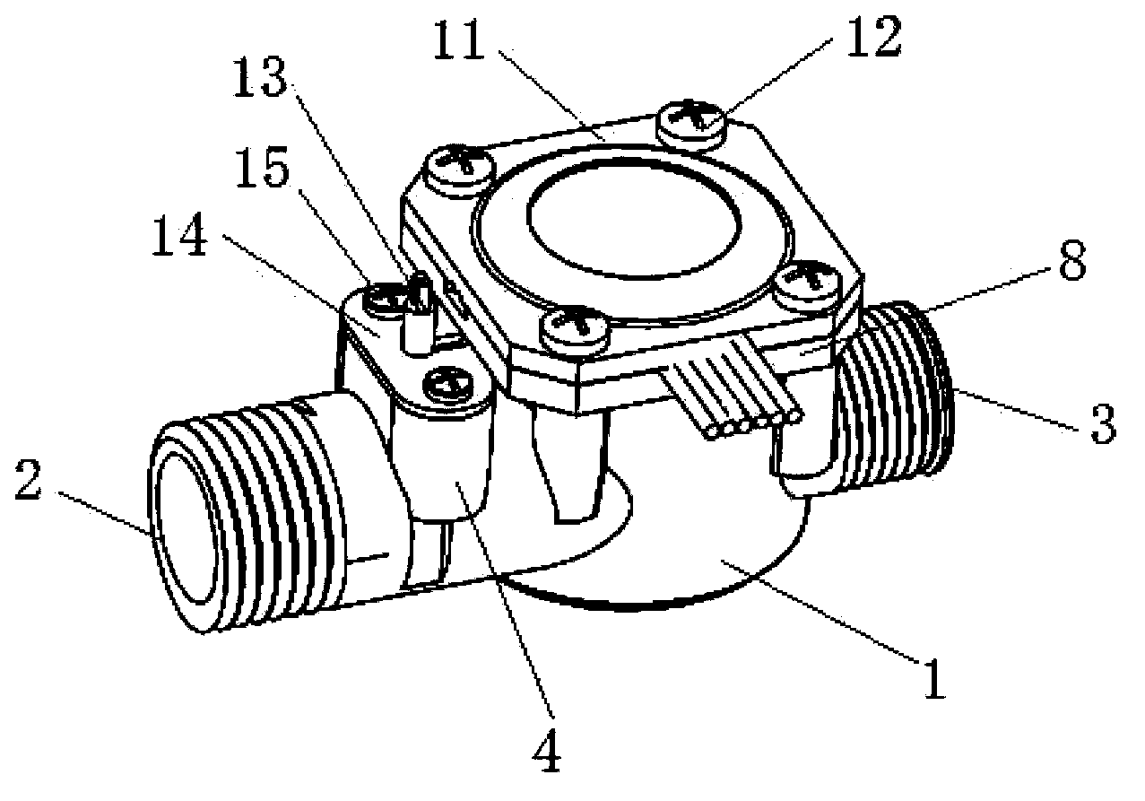 Water flow sensor