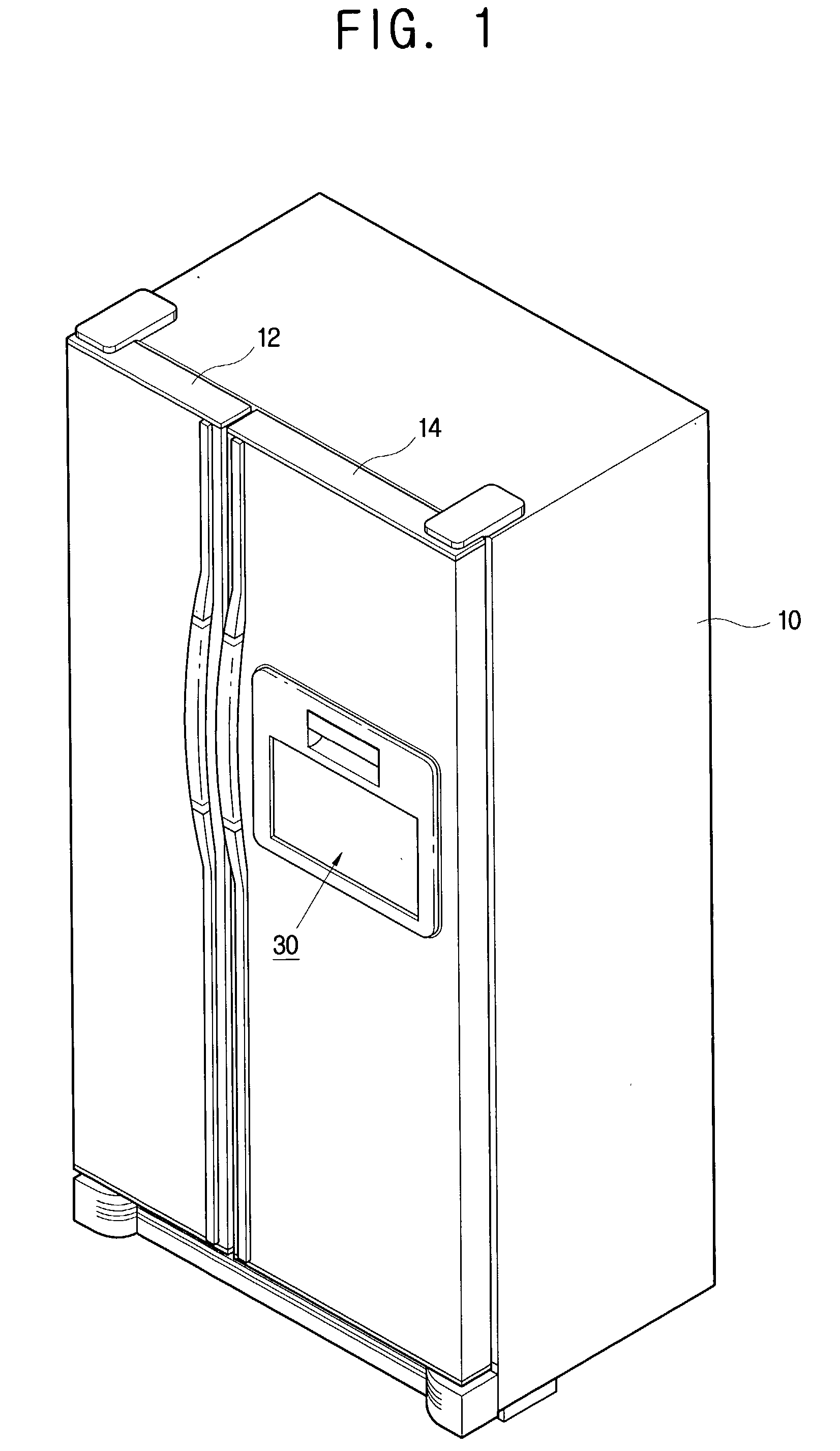 Refrigerator home bar unit door