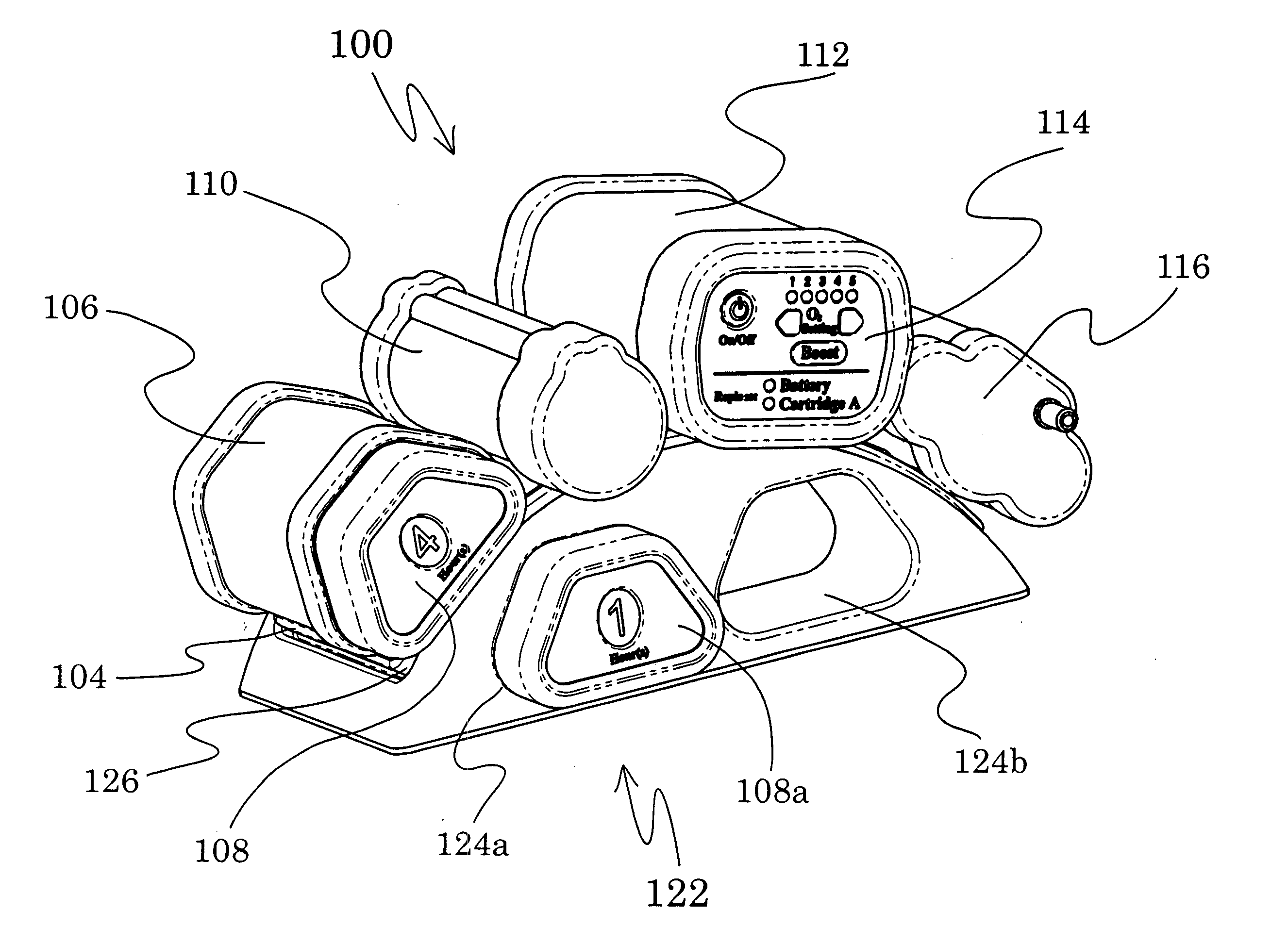 Method of controlling the rate of oxygen produced by an oxygen concentrator