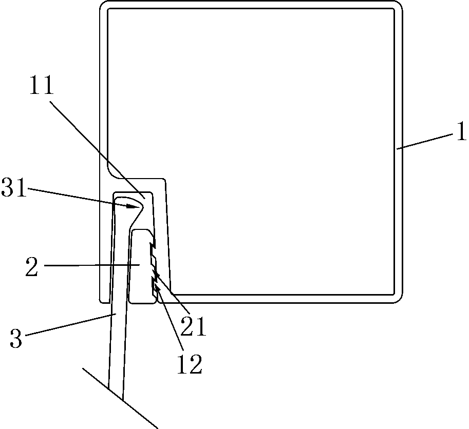 Rattan braided fabric assembling structure and method