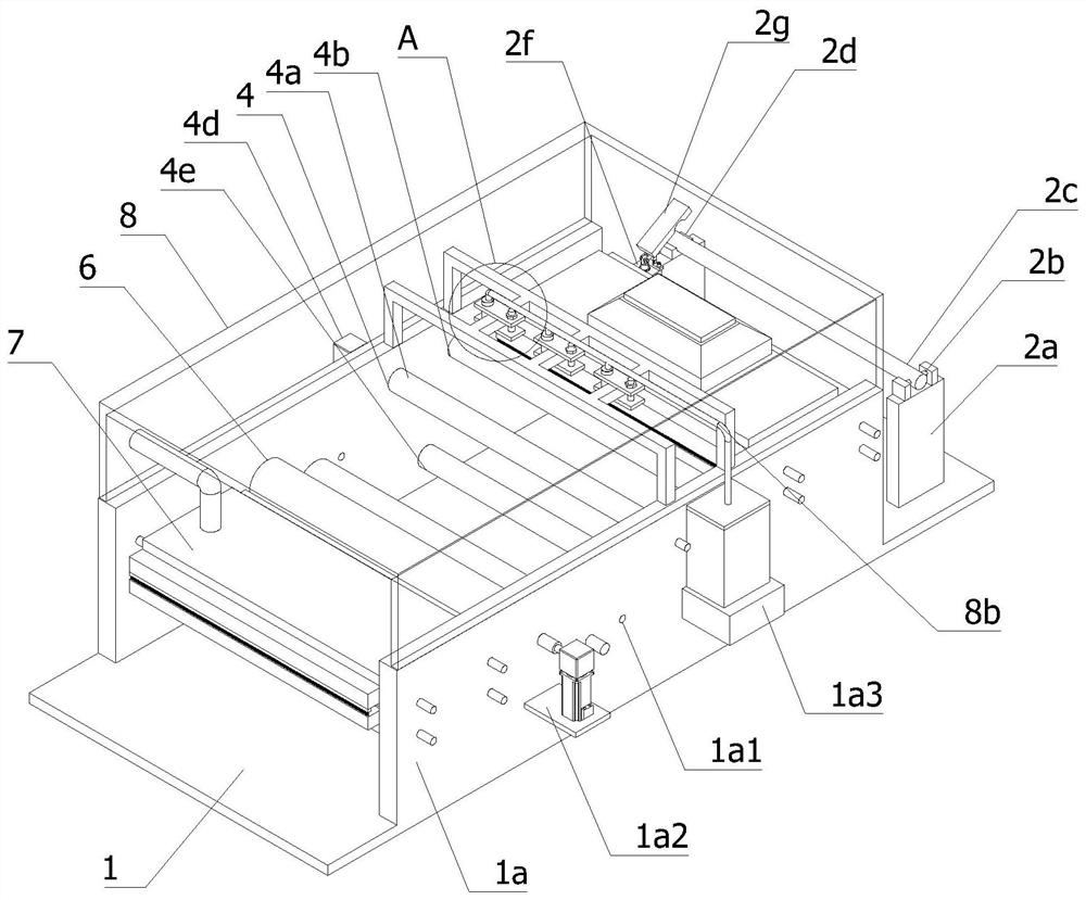 Dust removal and ironing device for textile fabric