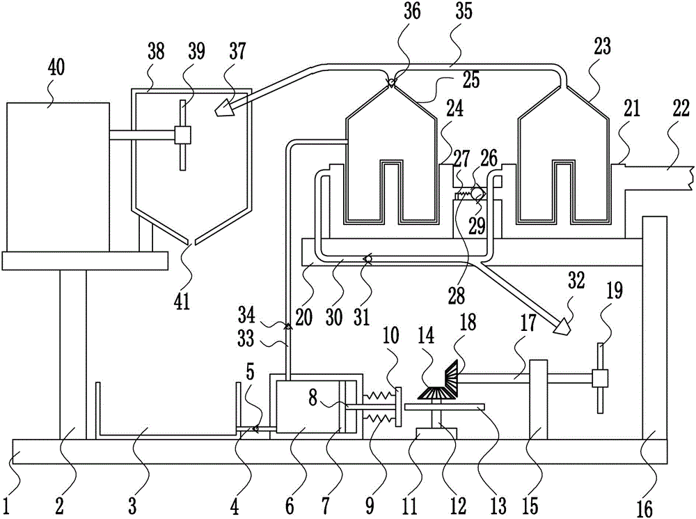 Power generation device through low temperature exhaust heat