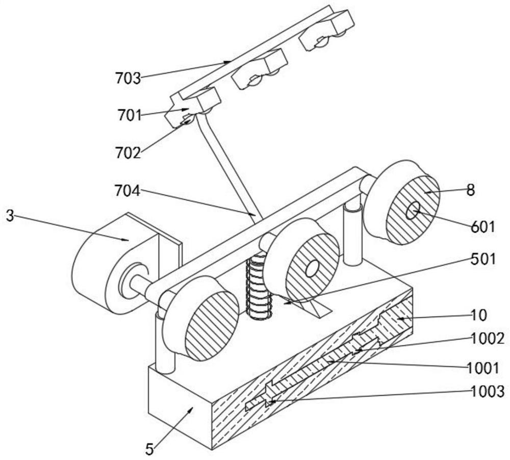 Device for pre-detecting aging degree of cable before laying