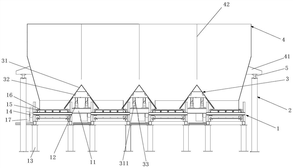 Ceramic raw material feeding equipment and feeding method thereof